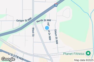 Map image of the property - 5141 Hillside Dr NW