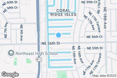 Map image of the property - 1432 NE 56th Ct