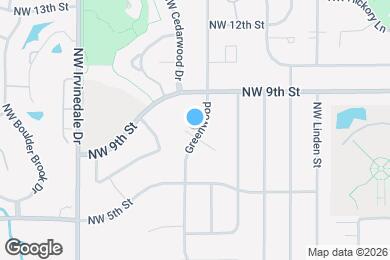 Map image of the property - 802 NW Greenwood St
