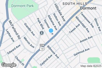 Map image of the property - 1417 Dormont Ave