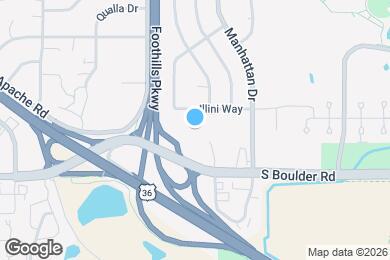 Map image of the property - 70 S Boulder Cir