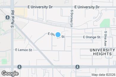 Map image of the property - Thrive Tempe Apartments
