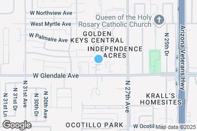 Map image of the property - 7019 N 28th Ave