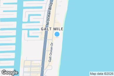 Map image of the property - 3600 Galt Ocean Dr
