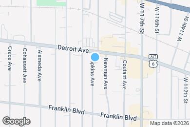 Map image of the property - 1425 Hopkins Ave