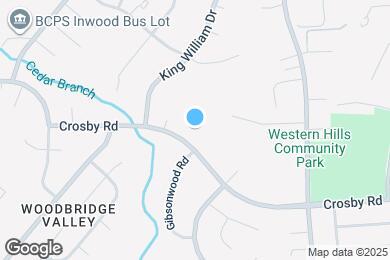 Map image of the property - 6300 Bayberry Ct