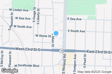 Map image of the property - 1101 S Main St