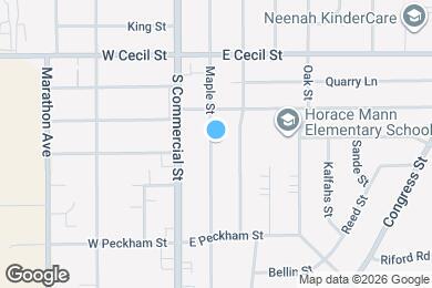 Map image of the property - 1120 Maple St