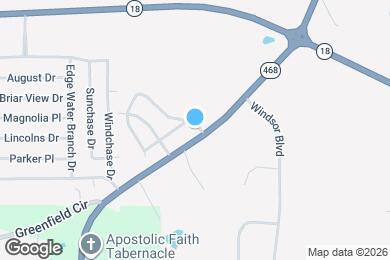 Map image of the property - 1012 Red Oak Dr