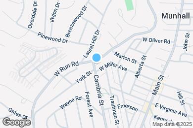 Map image of the property - 3309 W Run Rd