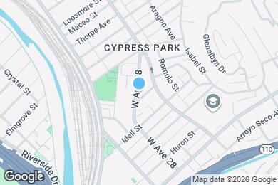 Map image of the property - 635 W Avenue 28