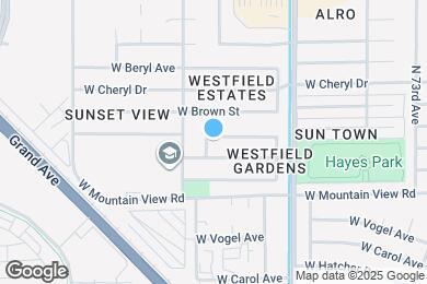 Map image of the property - 7631 W Cinnabar Ave
