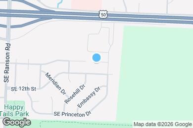 Map image of the property - 1701 SE 11th St