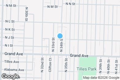 Map image of the property - 1123 N 34th St
