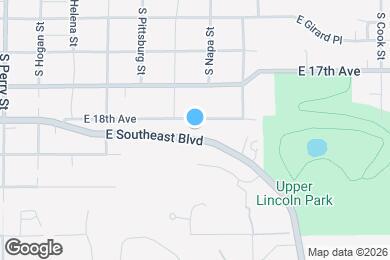 Map image of the property - 1922 E 18th Ave