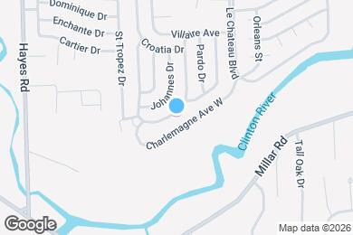 Map image of the property - 15856 Marentette Dr