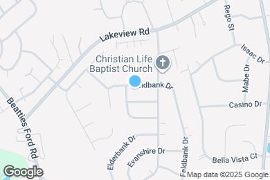 Map image of the property - 9927 Feldbank Dr