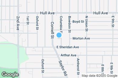 Map image of the property - 2620 Columbia St