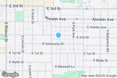 Map image of the property - 612 S Fess