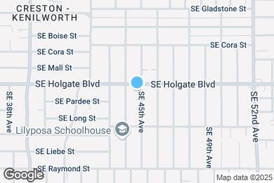Map image of the property - 4513 SE 45th Ave