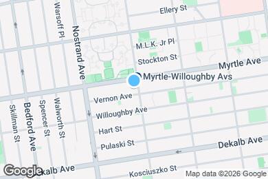 Map image of the property - LOFT-LIKE 1 BED w PRIVATE ROOF DECK + LAUNDRY IN-UNIT