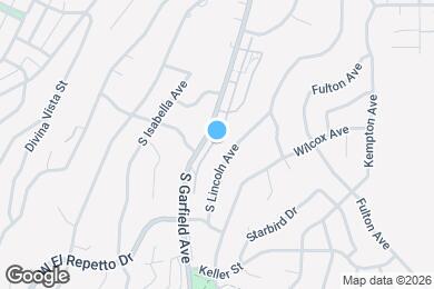 Map image of the property - 1040 S Garfield Ave