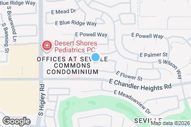 Map image of the property - 3425 E Vernon St