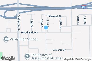 Map image of the property - 1200 31st St