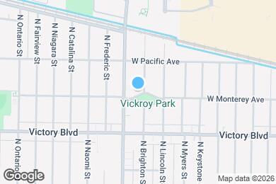 Map image of the property - 2405 W Monterey Ave