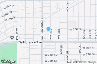 Map image of the property - 6833 11th Ave