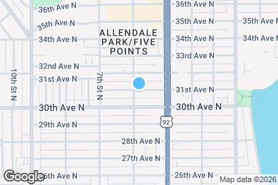 Map image of the property - 480 31st Ave N