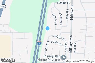 Map image of the property - 3307 S 251st Pl