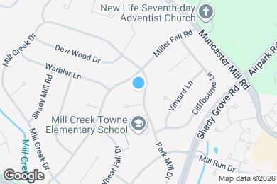 Map image of the property - 17804 Park Mill Dr