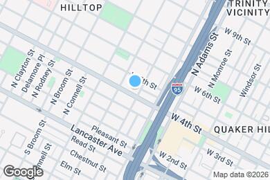 Map image of the property - 1105 W 4th St