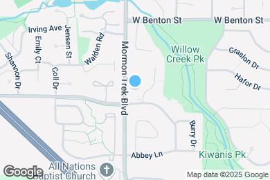 Map image of the property - 1207 Cambria Ct