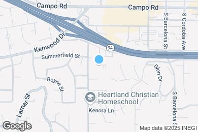 Map image of the property - Kenora Terrace Apartments - Spring Valley, CA