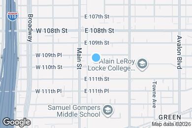 Map image of the property - 139 E 110th St