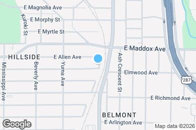 Map image of the property - 1469 Elmwood Ave