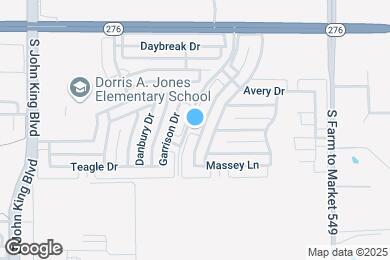 Map image of the property - 2101 Harvester Dr