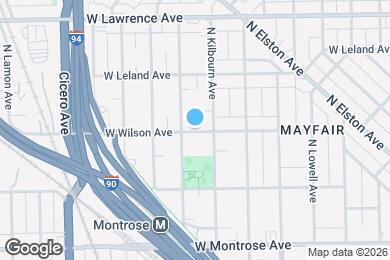 Map image of the property - 4556 W Wilson Ave