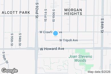Map image of the property - 8926 W Tripoli Ave