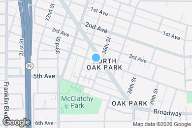 Map image of the property - 3554 4th Ave