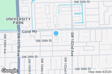 Map image of the property - 10300 SW 24th St