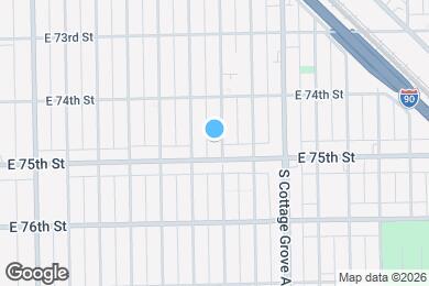 Map image of the property - 7442 S Langley Ave