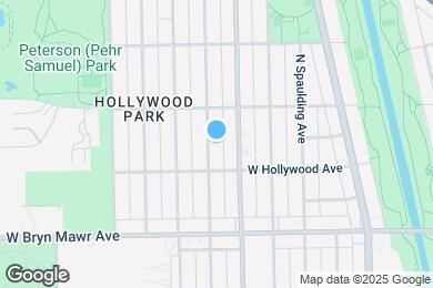 Map image of the property - 5725 N Bernard St