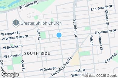 Map image of the property - 305 W Berwick St