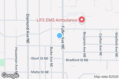Map image of the property - 921 Fuller Ave NE