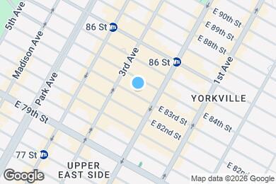Map image of the property - 225 E 83rd St