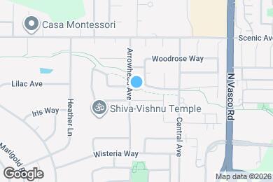 Map image of the property - 1393 Arrowhead Ave