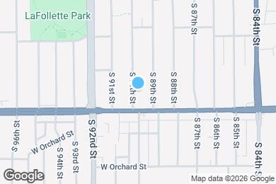 Map image of the property - 1342 S 90th St